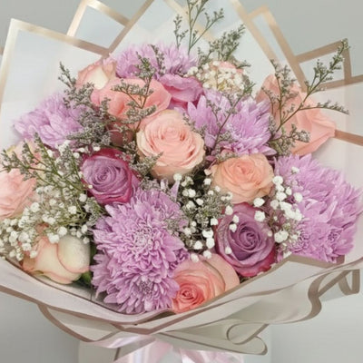 Lavender Kiss & Rose Gold Bouquet