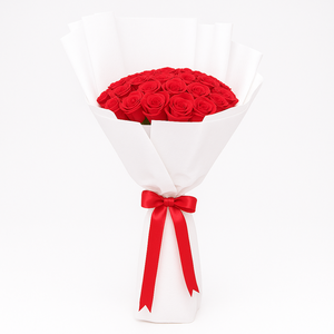 Rosé Allure – 35 Dark Pink Roses Designer Bouquet