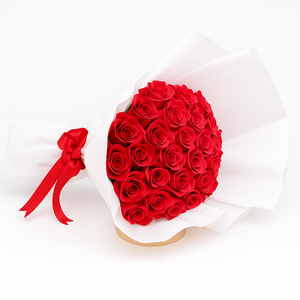 Rosé Allure – 35 Dark Pink Roses Designer Bouquet