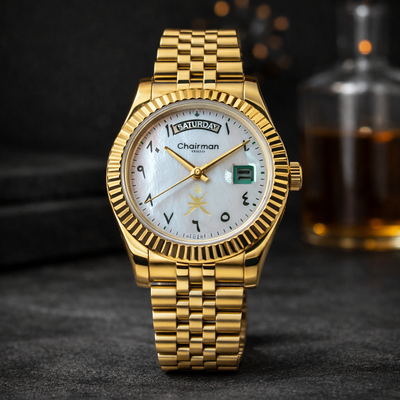 Chairman OM logo Arabic Dial