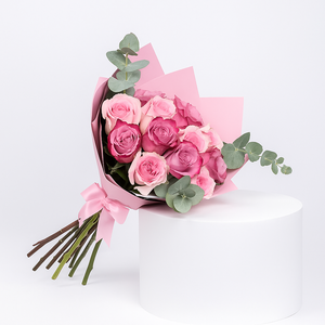 Rosé Whisper – Pink Rose Bouquet
