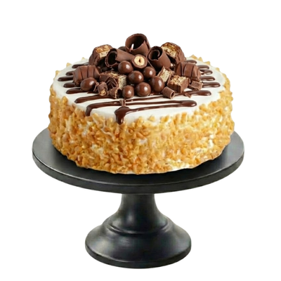 Crunchy Butterscotch Delight Cake