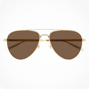 Mont Blanc Gold Sunglasses-MB0235S 003 57