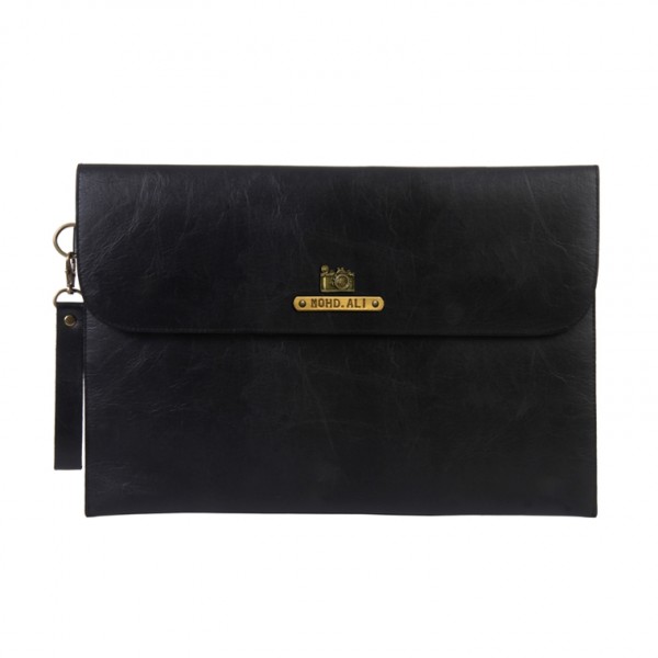 Personalized Laptop Cover 13 inch - Carbon Black