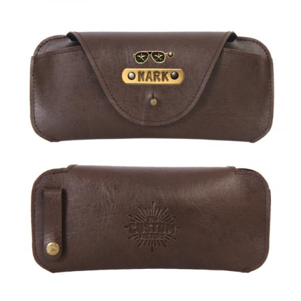 Personalized Sunglass Cover - Coffee