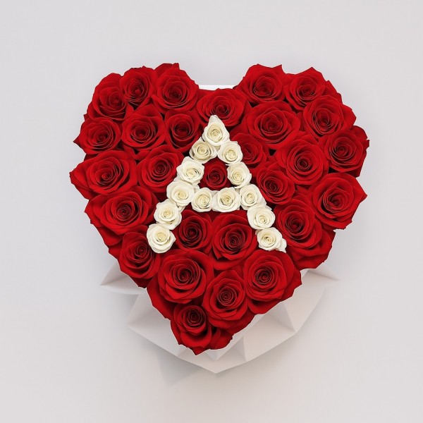 Love Letter – Personalized Heart of Roses