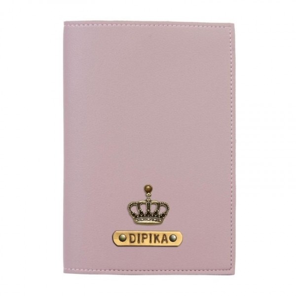 Personalized Passport Cover - Mist Lilac