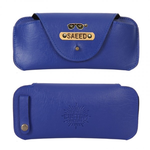 Personalized Sunglass Cover - Navy Blue