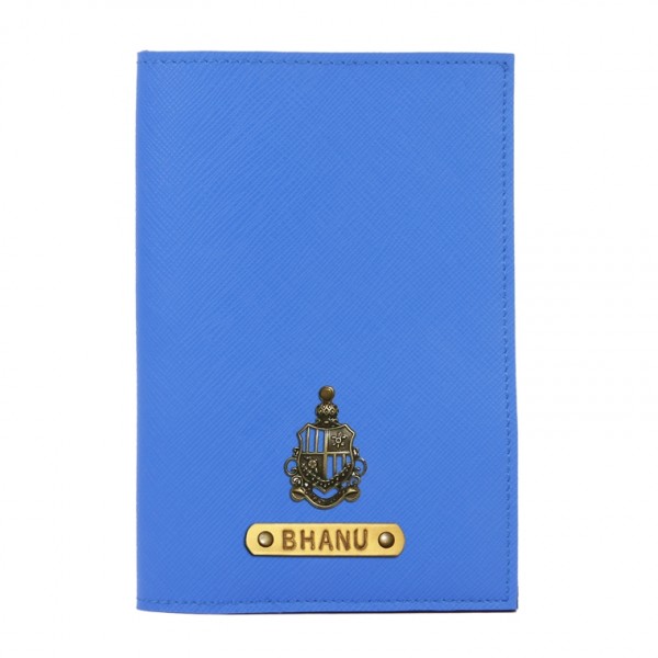 Personalized Passport Cover - Royal Blue