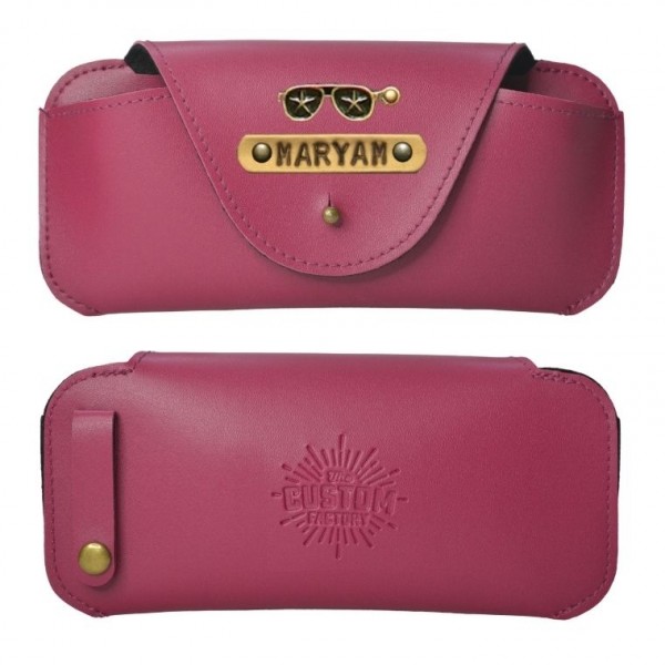 Personalized Sunglass Cover - Wine