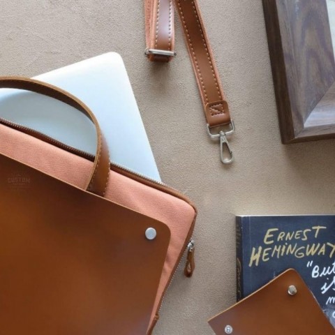 Laptop Bag - Chocolate Brown
