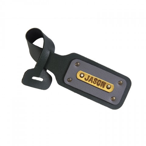 Personalized Luggage Tag - Military Green