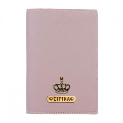 Personalized Passport Cover - Mist Lilac
