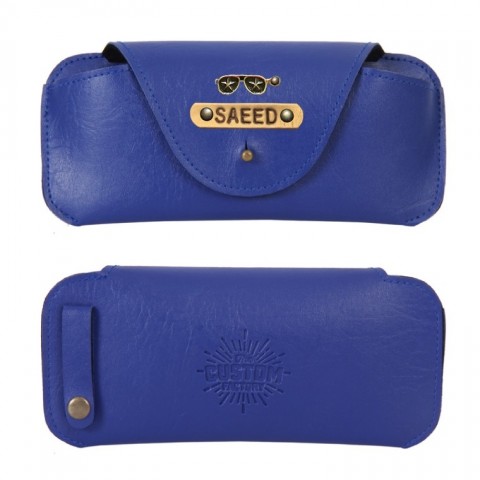 Personalized Sunglass Cover - Navy Blue