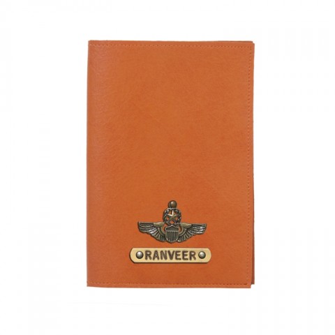 Personalized Passport Cover - Orange
