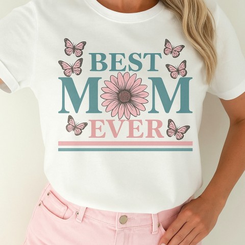 Personalized Best Mom Ever T-Shirt