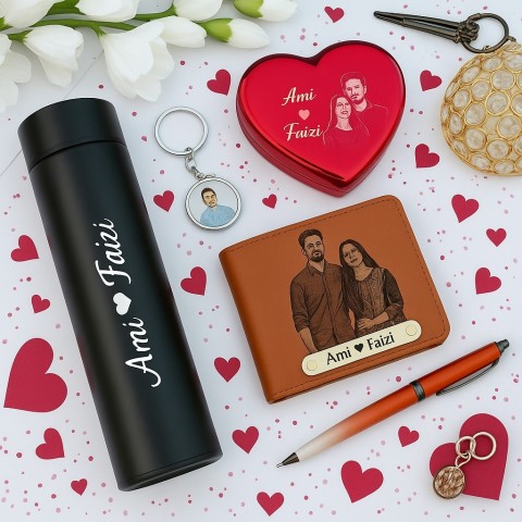 Personalized Couple Memory Gift Set