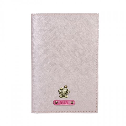 Personalized Passport Cover - Rose Gold