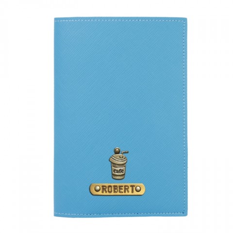 Personalized Passport Cover - Tiffany Blue
