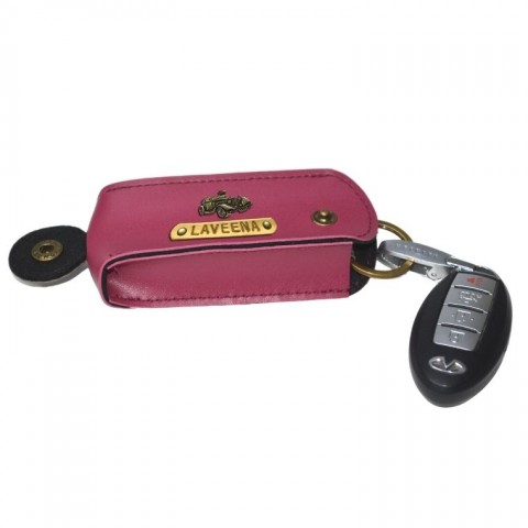 Personalized Car Keychain - Wine