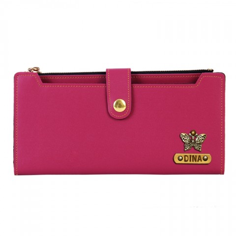 Personalized Ladies Wallet - Wine
