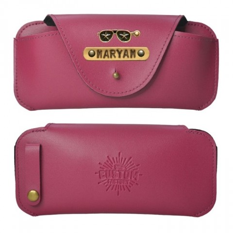 Personalized Sunglass Cover - Wine